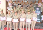 डीआईजी आगरा रेंज ने थाना मक्खनपुर में आदर्श मिशन शक्ति केंद्र का किया उद्घाटन, 10 महिला पुलिसकर्मी सम्मानित