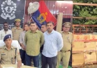 मैनपुरी में 14 लाख की अवैध शराब जब्त, अंतरराज्यीय तस्कर गिरफ्तार