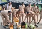 फर्रुखाबाद: लकूला गांव में अवैध शराब भट्ठी पर आबकारी विभाग का छापा