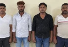 एटा पुलिस की बड़ी कार्रवाई: थाना सकरौली क्षेत्र में जुआ खेलते 4 गिरफ्तार