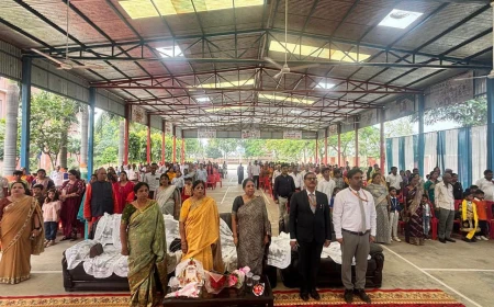 सीपी इंटरनेशनल स्कूल में मना ग्रैंडपेरेंट्स डे और दशहरा, बच्चों ने बिखेरे संस्कार