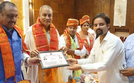 कायमगंज: राष्ट्रीय पत्रकार सुरक्षा संघ का भव्य सम्मान समारोह