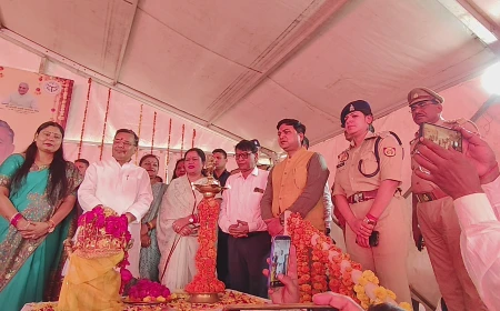 मुख्यमंत्री सामूहिक विवाह योजना के तहत सिरसागंज में 111 जोड़ों का विवाह संपन्न, पर्यटन एवं संस्कृति मंत्री जयवीर सिंह ने नवदंपतियों को दिया आशीर्वाद