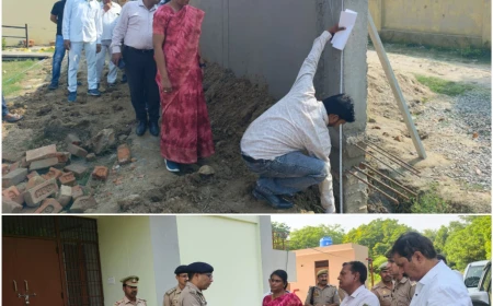 डीएम ने कस्तूरबा विद्यालयों और पीएसी परिसर का किया औचक निरीक्षण