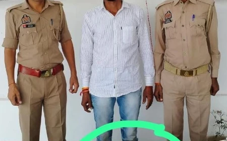 एटा: मारपीट और जानलेवा हमले का आरोपी तमंचे संग गिरफ्तार, पुलिस की कार्रवाई