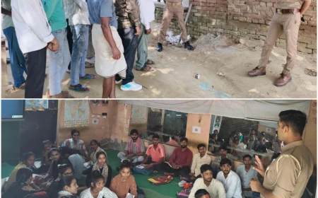 एटा पुलिस ने चलाया साइबर सुरक्षा जागरूकता अभियान, लोगों को ठगी से बचने के बताए उपाय