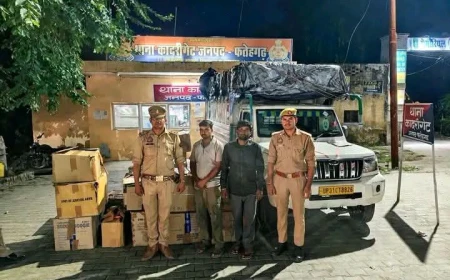 फर्रुखाबाद: पांचाल घाट पर 6.57 क्विंटल अवैध पटाखे जब्त, दो गिरफ्तार
