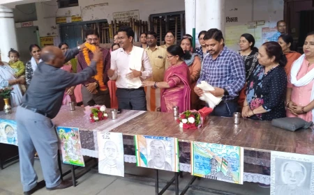 मदन मोहन बालिका विद्यालय में सरदार वल्लभभाई पटेल जयंती का भव्य आयोजन