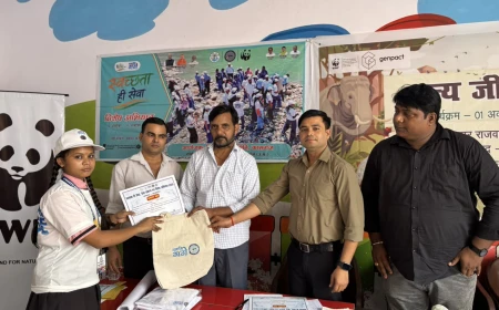 Kasganj news :- सोरों एस.जी.एम. जूनियर स्कूल,में चित्रकला एवं निबंध प्रतियोगिता का आयोजन किया गया