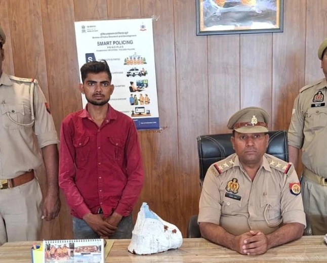 एटा पुलिस की बड़ी कार्रवाई: जलेसर मंदिर चोरी का आरोपी गिरफ्तार