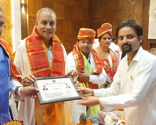 कायमगंज: राष्ट्रीय पत्रकार सुरक्षा संघ का भव्य सम्मान समारोह