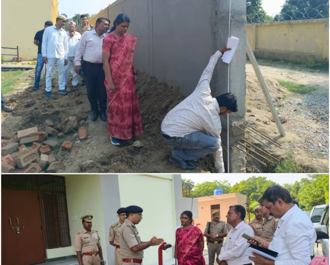 डीएम ने कस्तूरबा विद्यालयों और पीएसी परिसर का किया औचक निरीक्षण