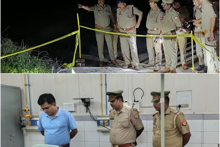 एटा: पुलिस मुठभेड़ में 25-25 हजार के दो इनामी बदमाश गिरफ्तार